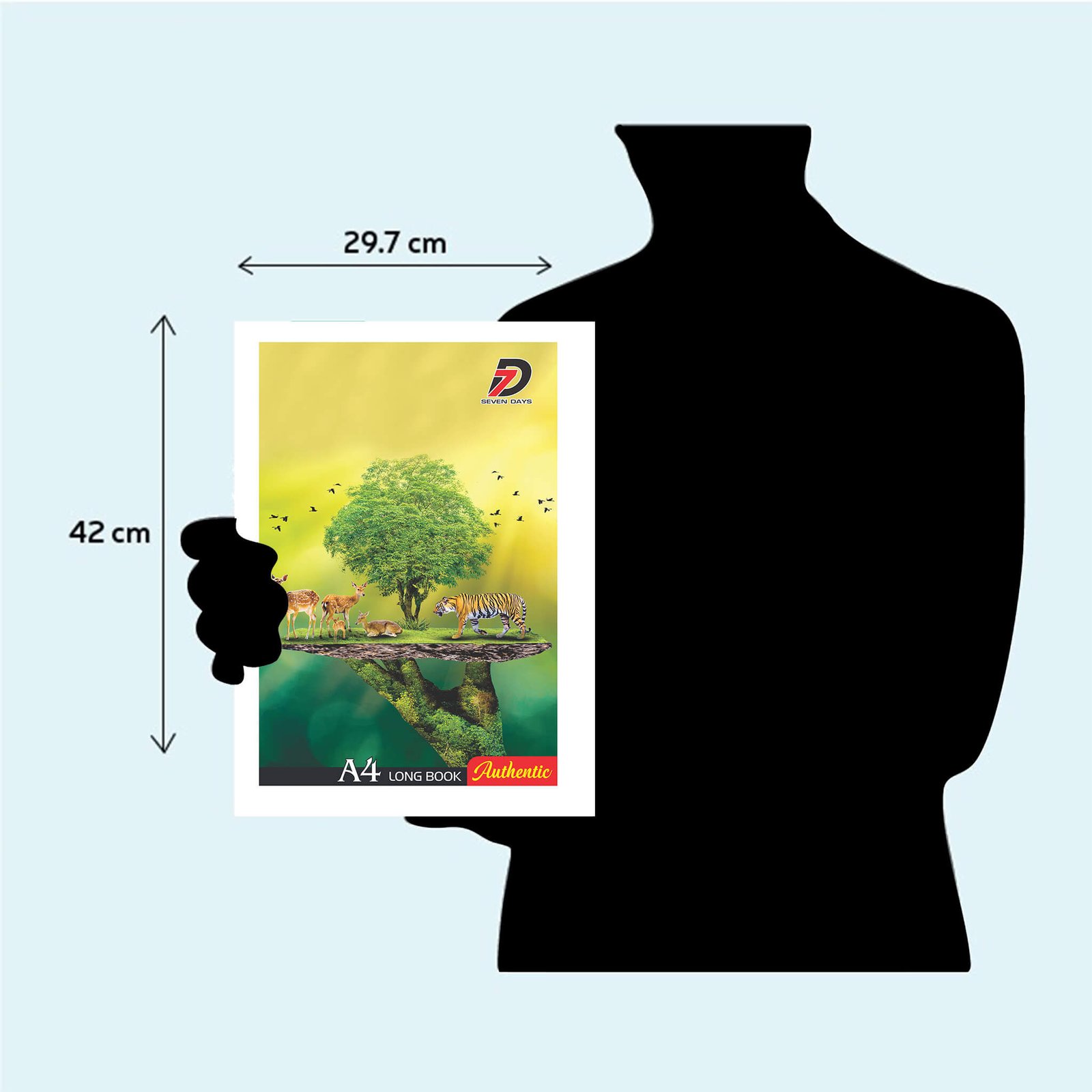 Holding Authentic A4 register 08